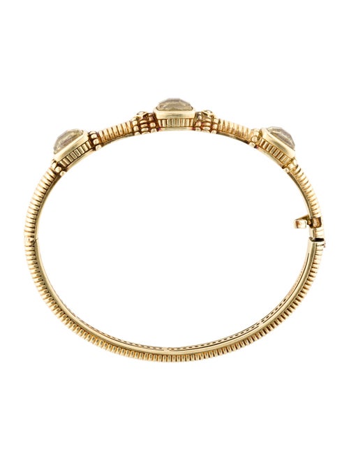 Judith Ripka 14K Cubic Zirconia Bangle Bracelet