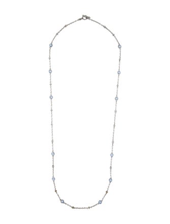 Judith Ripka Synthetic Quartz Station Necklace