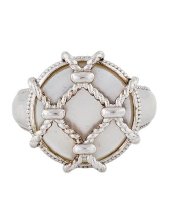 Judith Ripka Mother Of Pearl Cocktail Ring