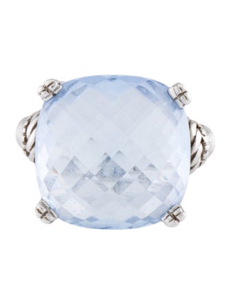 Judith Ripka Synthetic Quartz Cocktail Ring