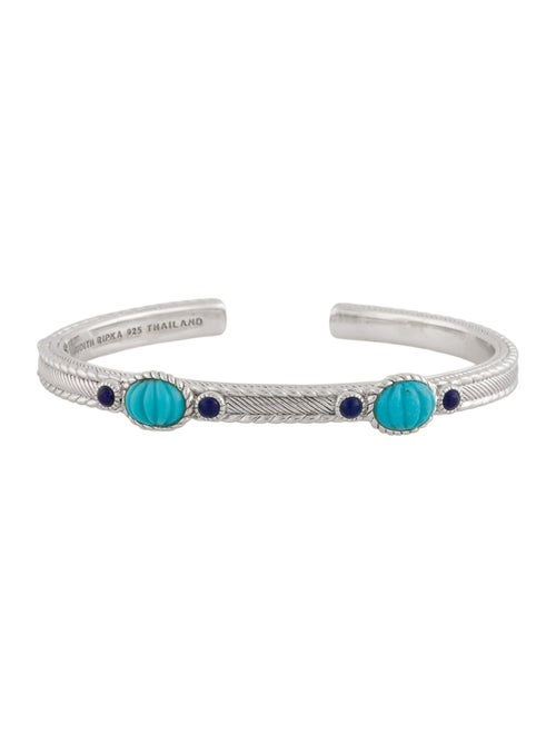 Judith Ripka Turquoise & Lapis Lazuli Cuff