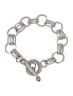 Judith Ripka Textured Link Bracelet