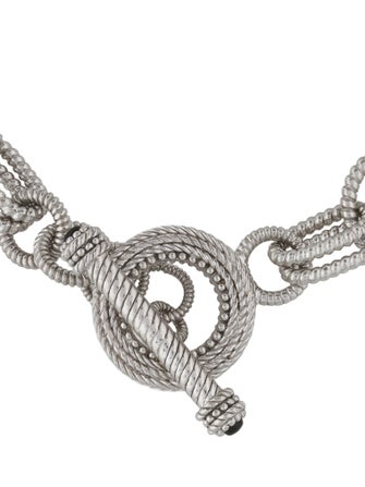 Judith Ripka Textured Link Bracelet