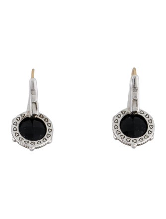 Judith Ripka Onyx Drop Earrings