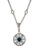 Judith Ripka 5.21ctw Topaz & Cubic Zirconia Pendant Necklace