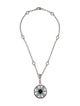 Judith Ripka 5.21ctw Topaz & Cubic Zirconia Pendant Necklace