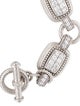 Judith Ripka Cubic Zirconia Link Toggle Bracelet