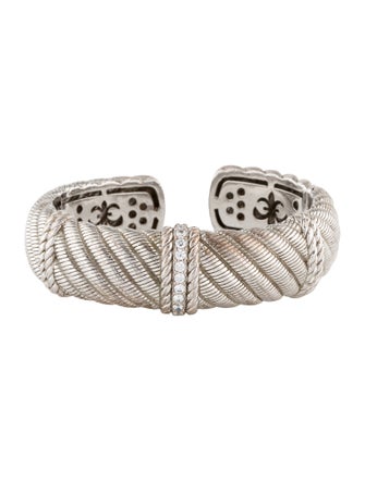 Judith Ripka Cubic Zirconia Pia Cuff Bracelet