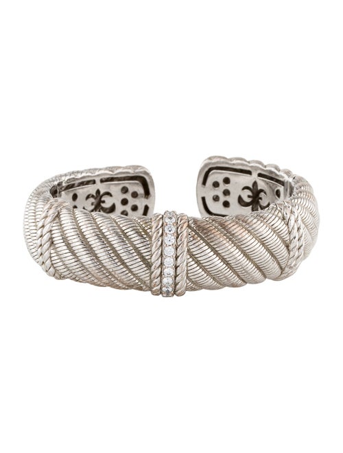 Judith Ripka Cubic Zirconia Pia Cuff Bracelet