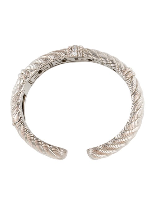 Judith Ripka Cubic Zirconia Pia Cuff Bracelet