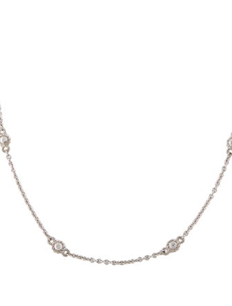 Judith Ripka Cubic Zirconia Station Necklace