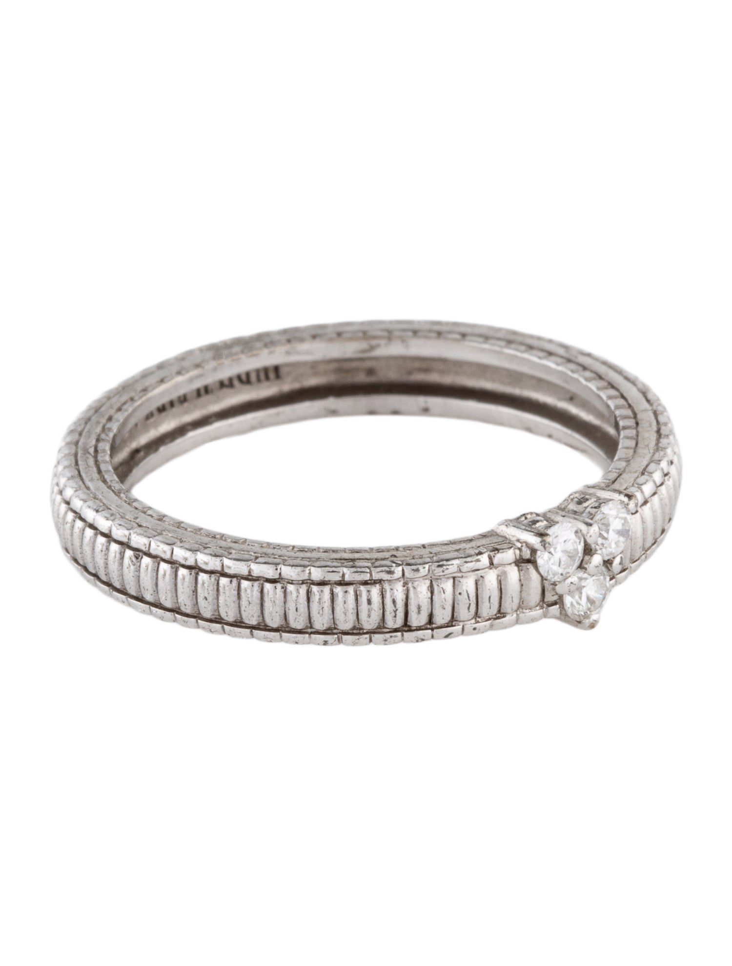 Judith Ripka 18K Diamond Band