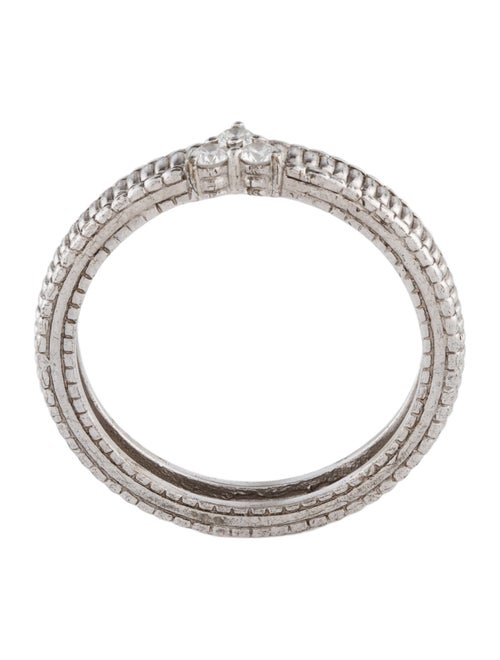 Judith Ripka 18K Diamond Band