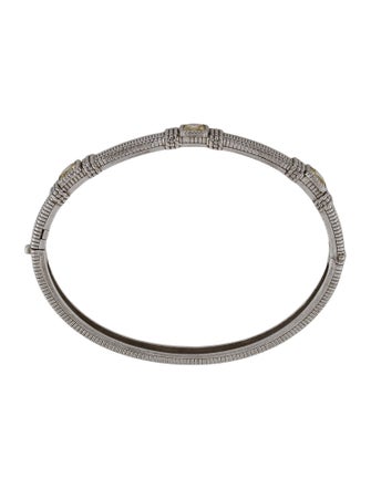 Judith Ripka Canary Crystal Bangle Bracelet