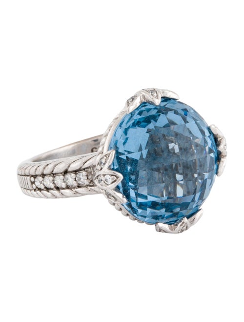 Judith Ripka Synthetic Spinel & Cubic Zirconia Cocktail Ring