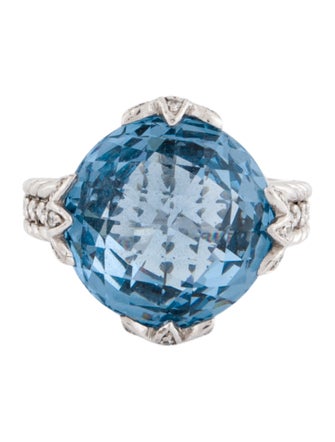 Judith Ripka Synthetic Spinel & Cubic Zirconia Cocktail Ring