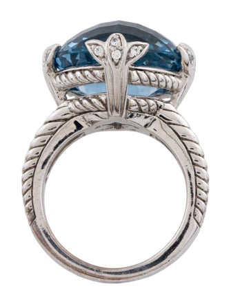 Judith Ripka Synthetic Spinel & Cubic Zirconia Cocktail Ring