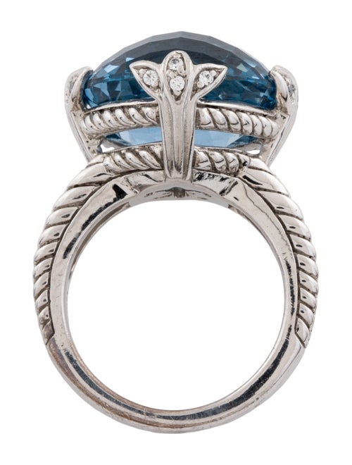 Judith Ripka Synthetic Spinel & Cubic Zirconia Cocktail Ring