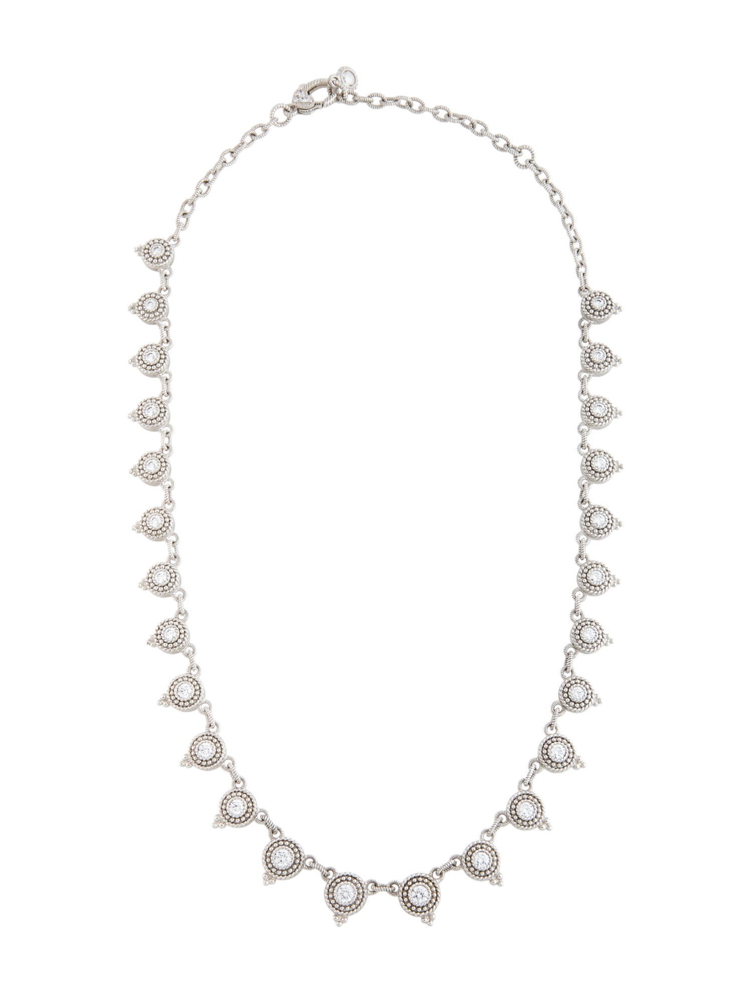 Judith Ripka Cubic Zirconia Collar Necklace