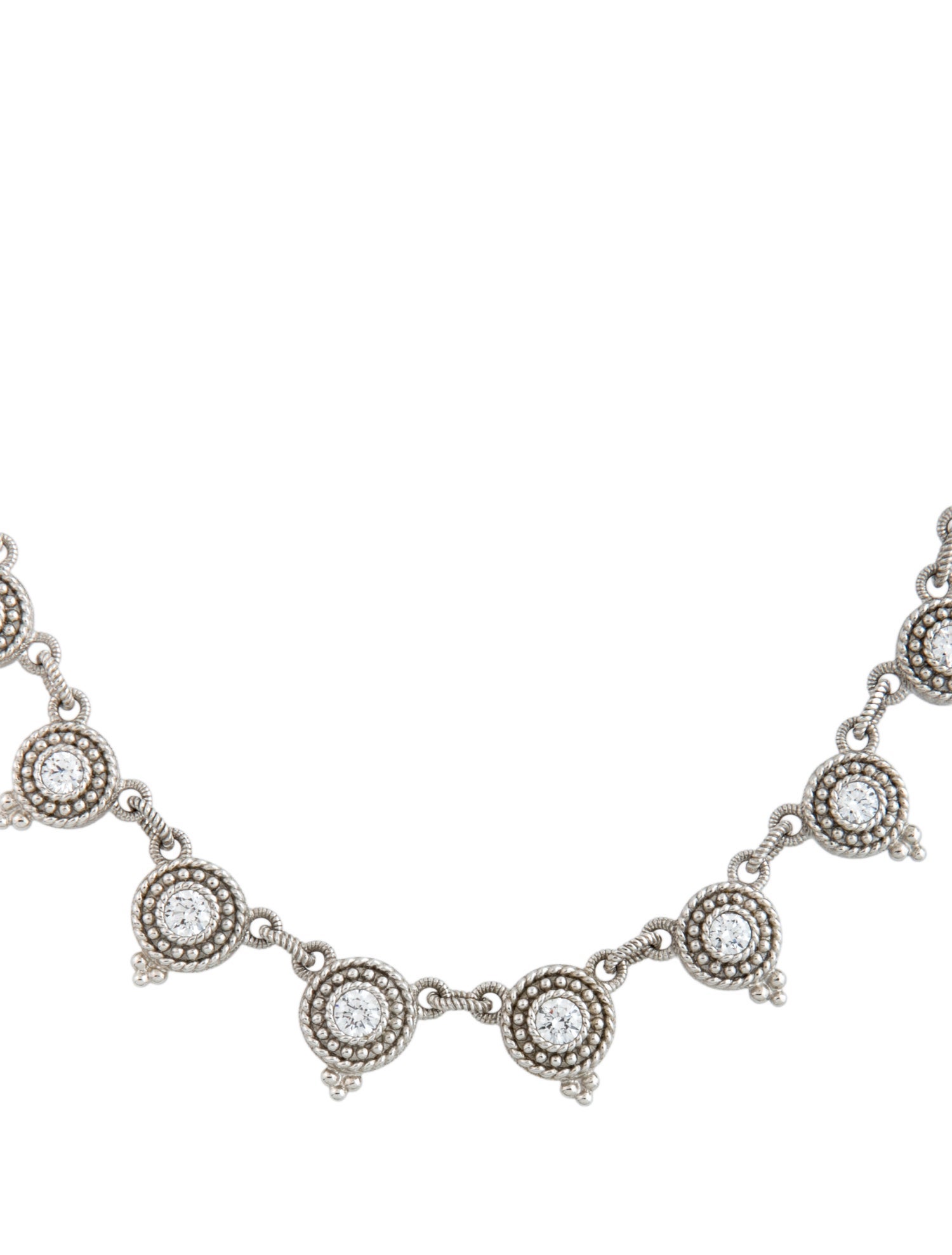 Judith Ripka Cubic Zirconia Collar Necklace