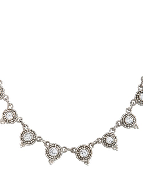 Judith Ripka Cubic Zirconia Collar Necklace