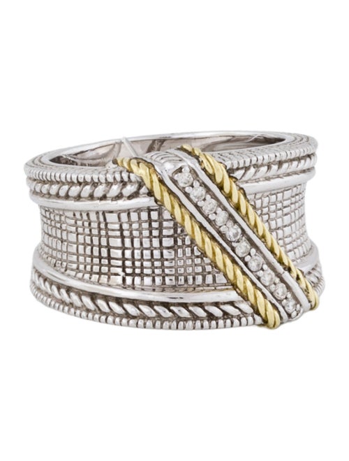 Judith Ripka Diamond Tapered Band
