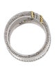 Judith Ripka Diamond Tapered Band