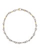 Judith Ripka Diamond Link Chain Necklace