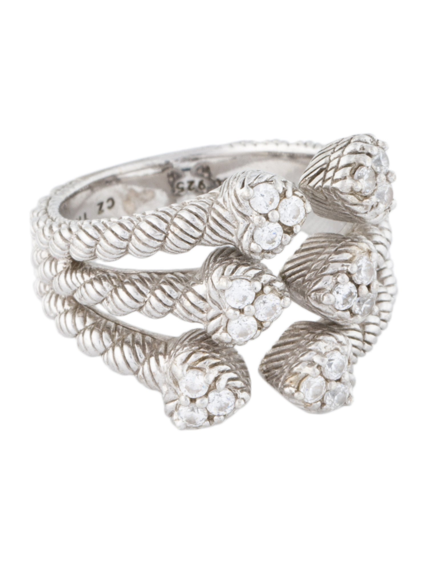 Judith Ripka Cubic Zirconia Cocktail Ring