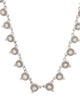 Judith Ripka Cubic Zirconia Dew Drop Collar Necklace