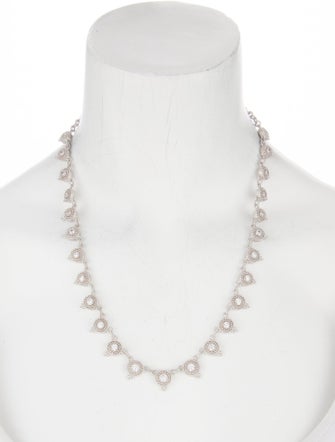 Judith Ripka Cubic Zirconia Dew Drop Collar Necklace