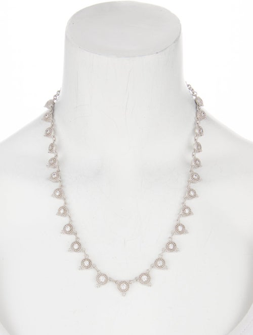 Judith Ripka Cubic Zirconia Dew Drop Collar Necklace