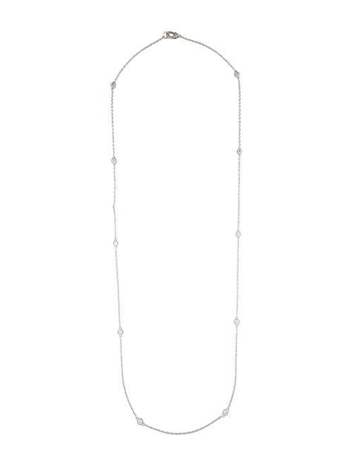 Judith Ripka Cubic Zirconia Long Station Necklace
