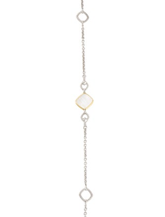Judith Ripka Mother-of-Pearl Station Necklace