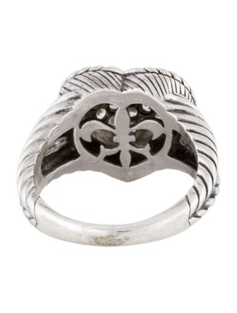 Judith Ripka Cubic Zirconia Heart Cocktail Ring