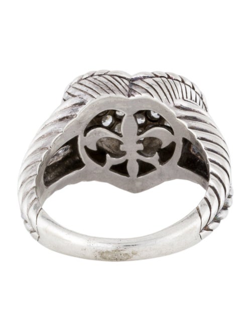 Judith Ripka Cubic Zirconia Heart Cocktail Ring