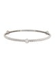 Judith Ripka Cubic Zirconia Rope Bangle Bracelet