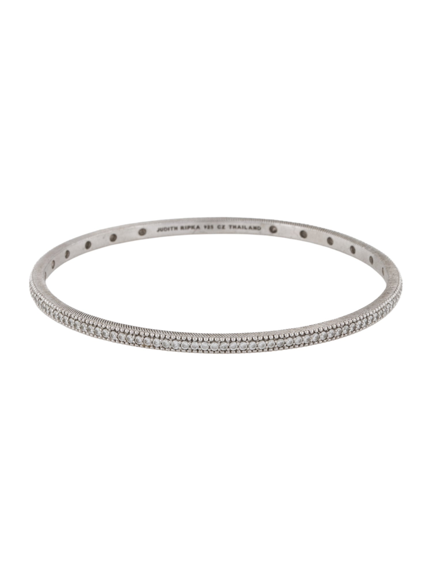 Judith Ripka Cubic Zirconia Bangle Bracelet