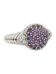 Judith Ripka Amethyst & Cubic Zirconia Cocktail Ring