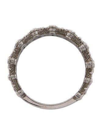 Judith Ripka Cubic Zirconia Encrusted Band Ring