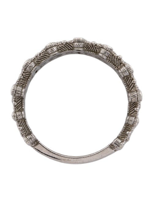 Judith Ripka Cubic Zirconia Encrusted Band Ring