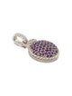 Judith Ripka Amethyst & Cubic Zirconia Enhancer Pendant