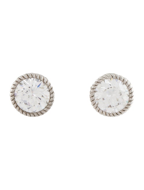 Judith Ripka Cubic Zirconia Stud Earrings