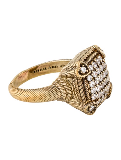 Judith Ripka Cubic Zirconia Cocktail Ring