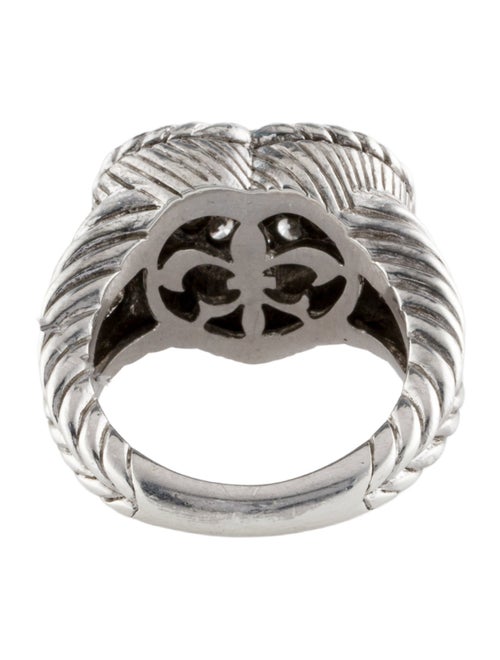 Judith Ripka Cubic Zirconia Heart Cocktail Ring