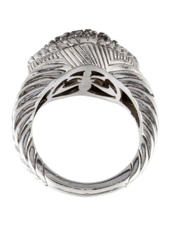 Judith Ripka Cubic Zirconia Heart Cocktail Ring