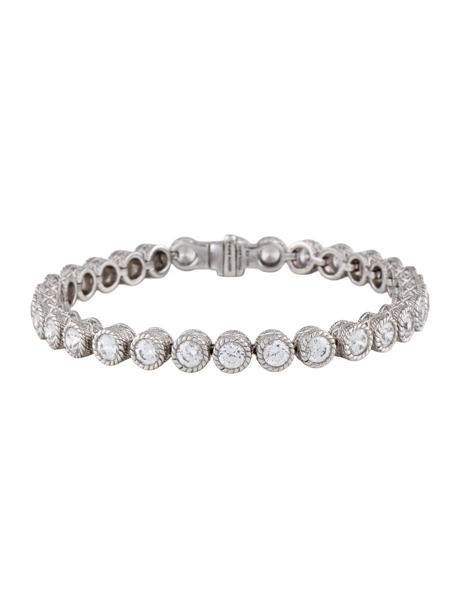 Judith Ripka Cubic Zirconia Tennis Bracelet