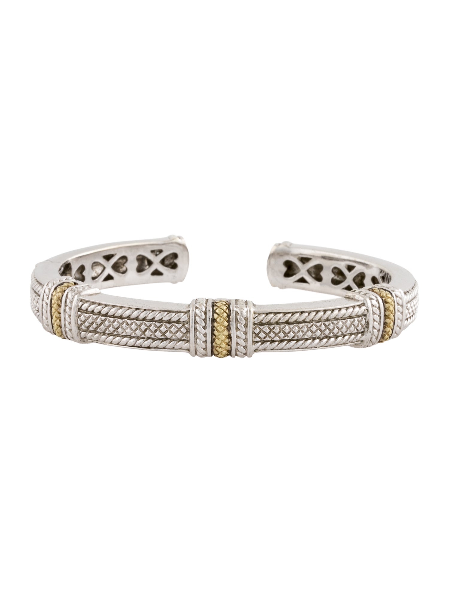 Judith Ripka Diamond Cuff Bracelet