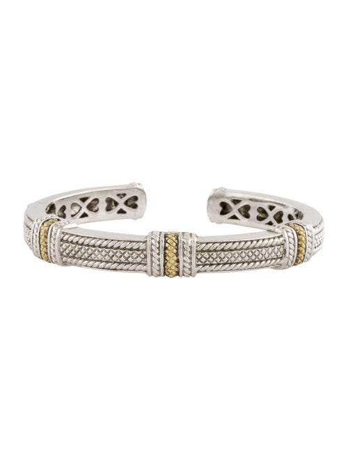 Judith Ripka Diamond Cuff Bracelet