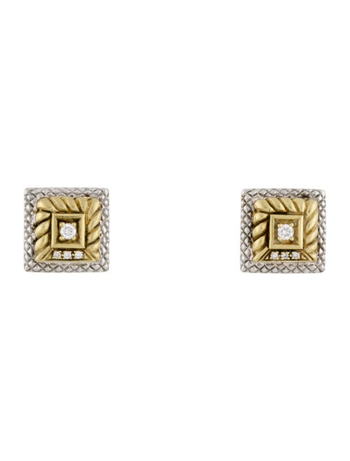 Judith Ripka Diamond Stud Earrings